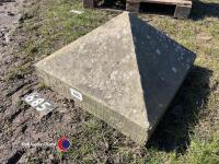 Sandstone reclaimed pier caps - 3
