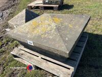 Sandstone reclaimed pier caps - 3