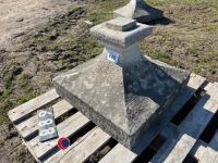 Limestone plinths - 3