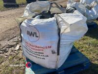 Bulk bag of black granite cobbles - 3