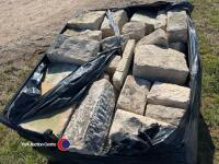 Reclaimed sandstone walling - 2