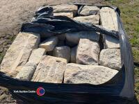 Reclaimed sandstone walling - 2