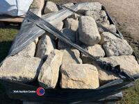 Reclaimed sandstone walling - 2
