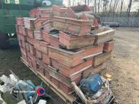 100 x intensive livestock air inlets, c/w winch motor and spare bands, good condition
