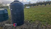 Black 1500L water tank - 2