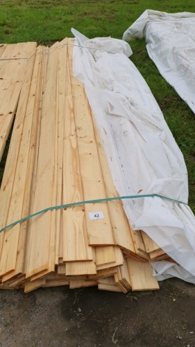 Pack of boards, laths, T&G etc 5.5.x0.5x121.5 inches