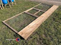 Pheasant pen section gate section 10ft x 4.2 ft