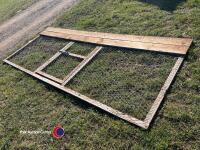 Pheasant pen section gate section 10ft x 4.2 ft - 2