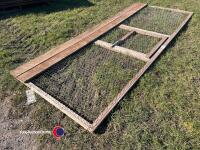 Pheasant pen section gate section 10ft x 4.2 ft - 3