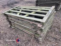 10 x wooden sheep bars