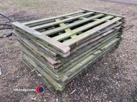 10 x wooden sheep bars - 2