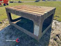 Heavy duty cast iron slotted engineers bench - 2