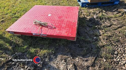 Digital pallet weighing platform, 4T, needs replacement readout