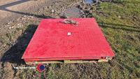 Digital pallet weighing platform, 4T, needs replacement readout - 3