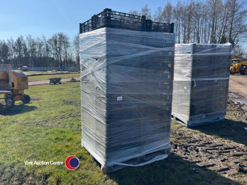 Plastic stacking crates x 50