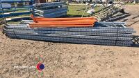 9 bays of industrial warehouse racking