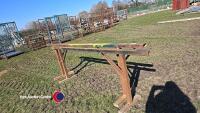 2x 9ft steel trestles - 3