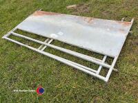 2 x 6ft IAE sheeted sheep hurdles - 4