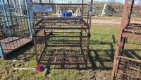 Two metal storage crates - 2