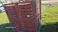 32 x plastic trays held in metal frames, general storage - 2