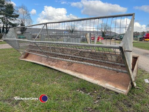 15ft cattle feed trough and hayrack