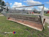 15ft cattle feed trough and hayrack