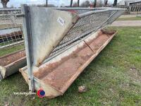 15ft cattle feed trough and hayrack