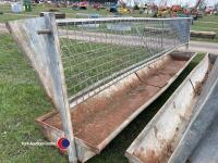 15ft cattle feed trough and hayrack - 3