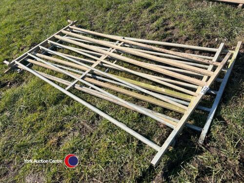 3 x galvanised sheep hurdles