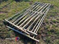 3 x galvanised sheep hurdles - 2