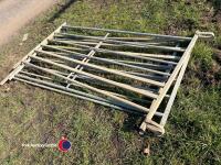 3 x galvanised sheep hurdles - 3