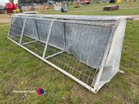 12ft wall mounted hayrack - 2