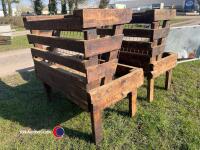 2 x calf troughs - 3