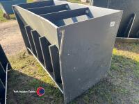 Double sided pig feeder hopper - 2