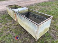 Galvanised 6ft water trough - 3