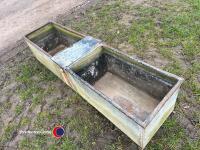 Galvanised 6ft water trough - 4