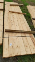 Pack of boards, laths, T&G etc 5.5x0.5x160 inches