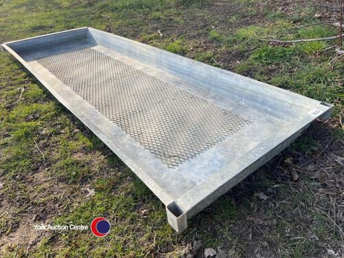 IAE 10ft galvanised foot bath, barely used