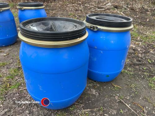2 x feed barrels