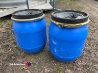 2 x feed barrels - 2