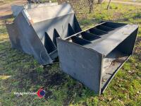 3 x pig feeders