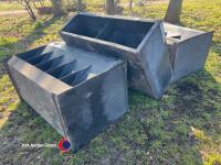 3 x pig feeders - 2