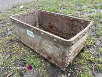 Rivetted trough