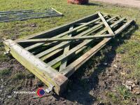 Pair of 10ft wooden gates