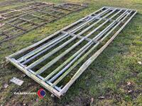 2 x Ritchie 12ft steel gates - 3