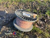 Electric fence wire c/w reeler