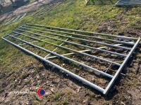 Galvanised field gate - 2