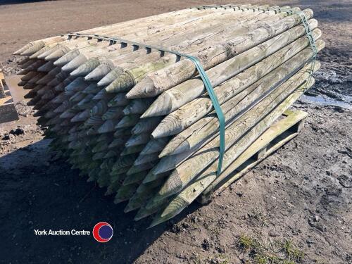 3in round fence posts
