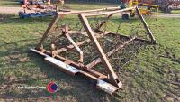 Mounted chain harrows