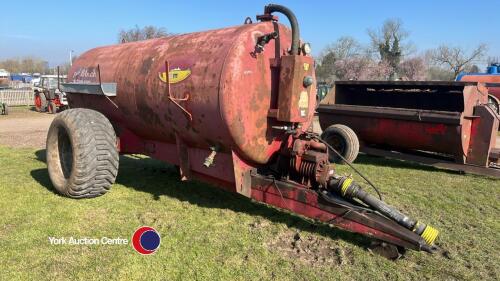 Marshall 1500 gallon slurry tanker, wo